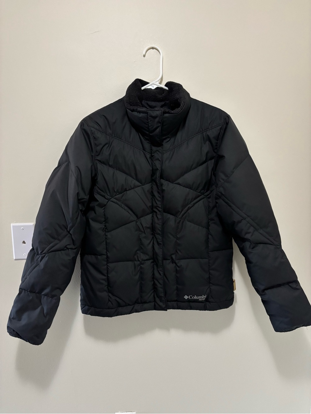 Vintage Columbia Sportswear Black Puffer Down Jacket Women's Medium